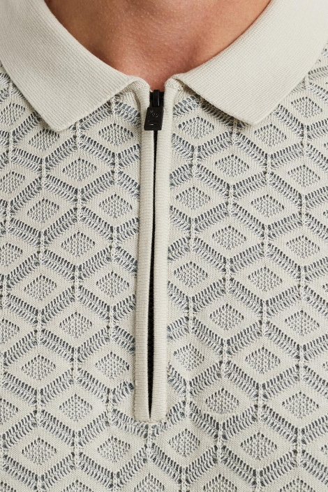 Cast Iron short sleeve polo cotton modal